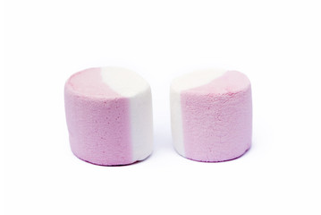 marshmallow sweet isolated on white background 