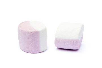 marshmallow sweet isolated on white background 