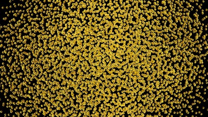 Sequins background. Rhinestones. Beads. 3d illustration. Fashion backdrop. Embroidery. Sequin fabric. Golden sparkles. Glitter. Digital image.