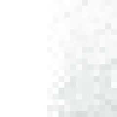 Abstract gray white background with mesh of squares. Mosaic. Geometric template. Digital style.