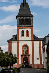 Fototapeta na wymiar Stadtpfarrkirche in Hadamar Westerwald