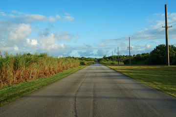 Fototapeta na wymiar One road of Guam