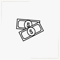 money line icon