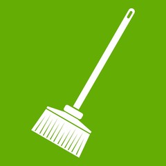 Broom icon green