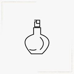 perfume line icon