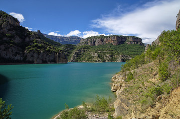 Llosa del Cavall Reservoir, Lleida province, Catalonia, Spain.