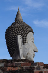 the head of buddha
