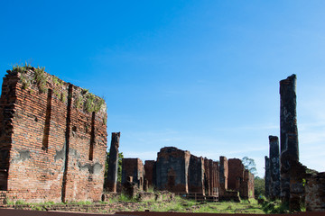 Old temple in Ayutthaya Thailand