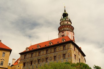 Fototapeta na wymiar Castle of Cesky Krumlov, Bohemia, Czech Republic