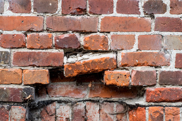 Hintergrund  Alter Backsteinmauer 