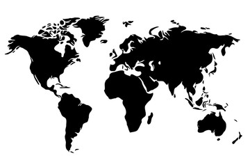  World map design. Vector illustration