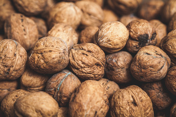 Group of large walnuts