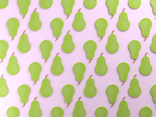 Colorful pear food background