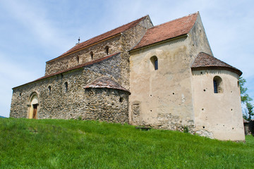 Fototapeta na wymiar Cisnadioara Fortified Church in Romania