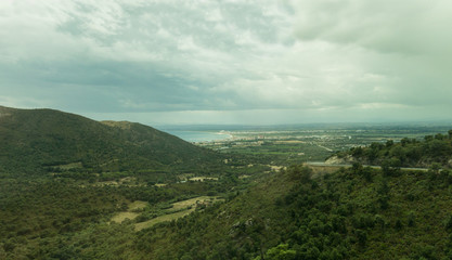 Natural landscape of the Cap de Creus Park, in the province of Gerona