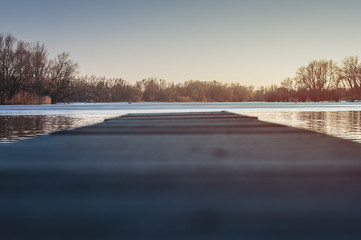 Lake at Sunset