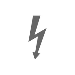 Fototapeta premium Lightning symbol. Vector icon.