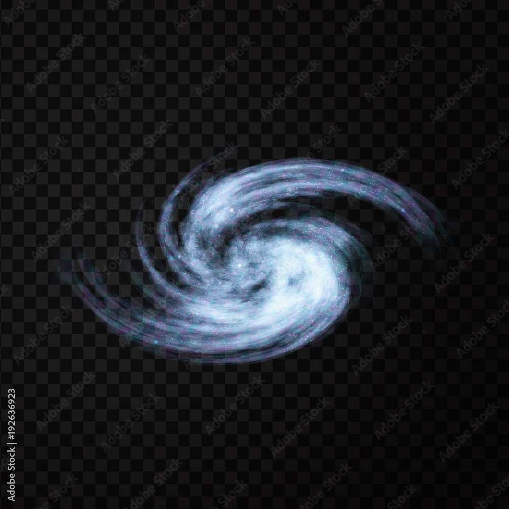 Canvas Prints vector realistic isolated cosmic galaxy for decoration and covering on the transparent background. c