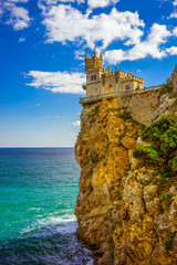 Swallow's Nest. Alupka. Crimea. 