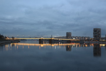 Fototapeta premium Russia, St. Petersburg, the Volodarsky Bridge