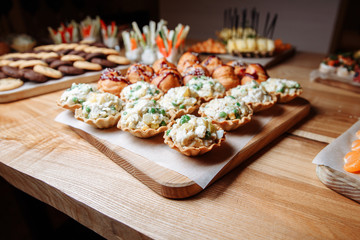 Plate. snack . bread