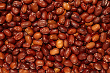 Whole Grains. Top View of Healthy grain foods. Full Frame Texture. Beans.