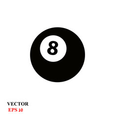 Snooker 8 pool vector 