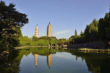 Three Pagodas of Chong Sheng Temple