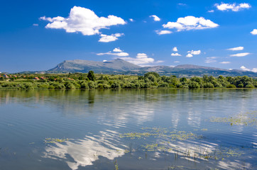 Bovan lake in Serbia