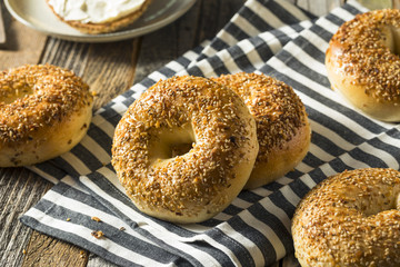 Round Warm Everything Bagels