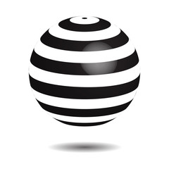 Abstract  Circle  Logo Design, 3D Globe Spiral Vector.