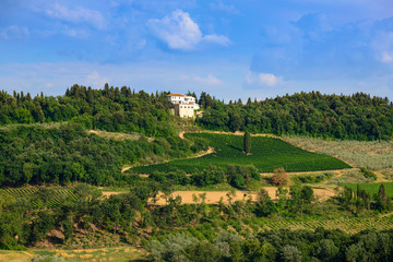 krajobrazy Toskanii, Włochy