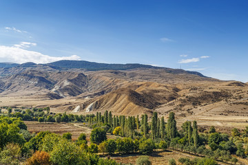 Naklejka premium Landscape in southern Georgia