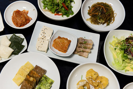Koreanisches festliches Essen