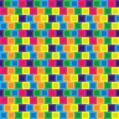 Seamless/Tileable colorful blocks (tiles) pattern