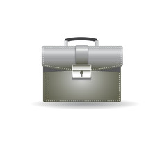 Icon briefcase on a white background. Vector illustration for your design.
