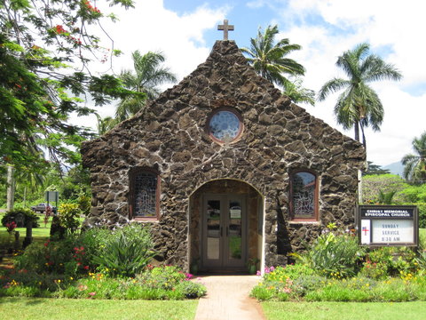 Christ Memorial Episcopal Church Kilauea Kauai Hawaii USA