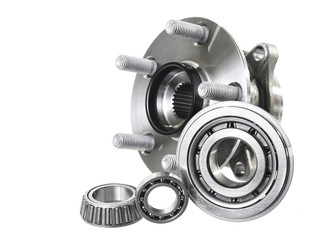 Group bearings and rollers (automobile components) for the engine and chassis suspension