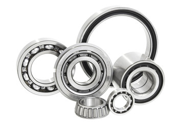 Group bearings and rollers (automobile components) for the engine and chassis suspension