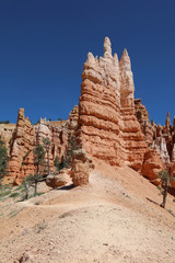 Rock Hoodoos in Bryce Canyon National Park in Utah. USA