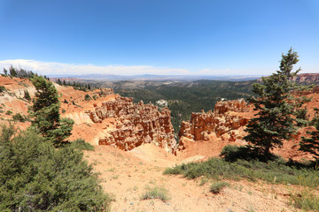 Rock Hoodoos in Bryce Canyon National Park in Utah. USA