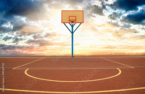 "Street basketball court. " Stock photo and royalty-free images on