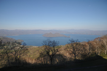 日本の山の風景