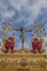 cristo de la hermandad de san Bernardo, semana santa de Sevilla