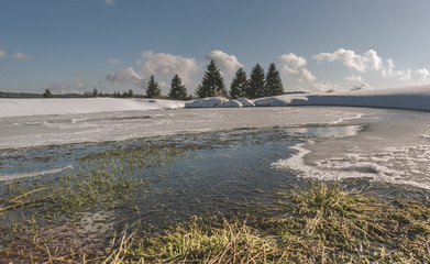 Czech winter in Ore mountains