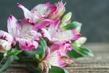 a beautiful bouquet of flowers Alstroemeria