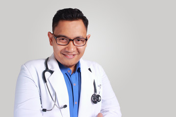 Fototapeta premium Funny Doctor Smiling