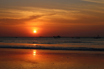 Sonnenuntergang am Meer