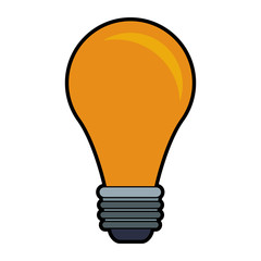 Obraz premium Bulb light symbol icon vector illustration graphic design