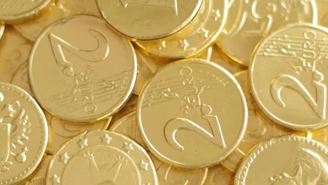 rotating golden coins 